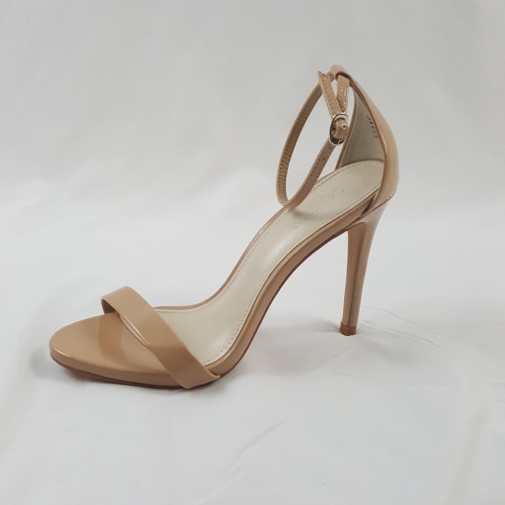 Patent High Heels by David's Bridal